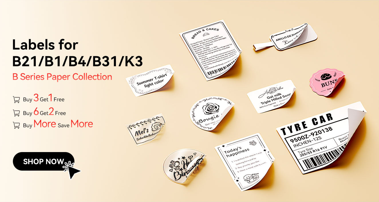 Label Paper for B21/B3S/B1