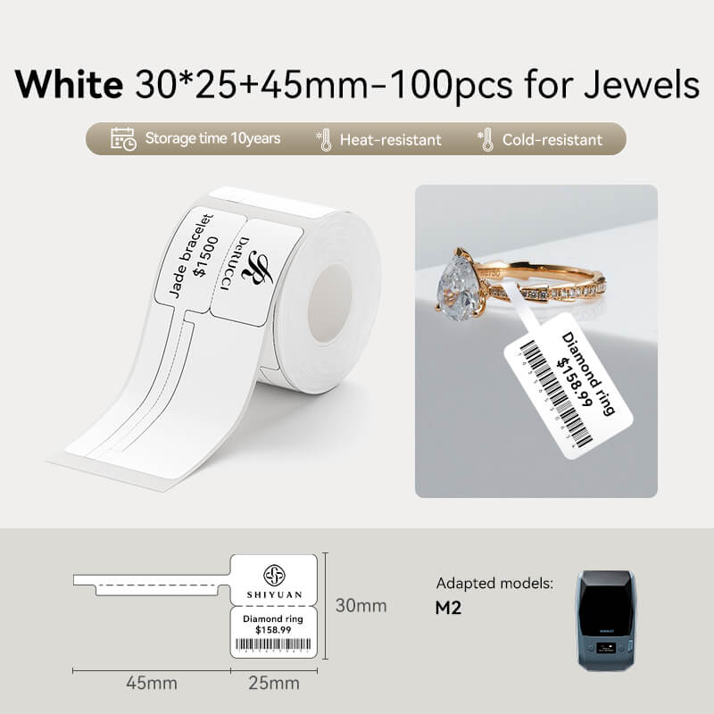 NIIMBOT Thermal Transfer Label Printer Labels for M2, M3-23