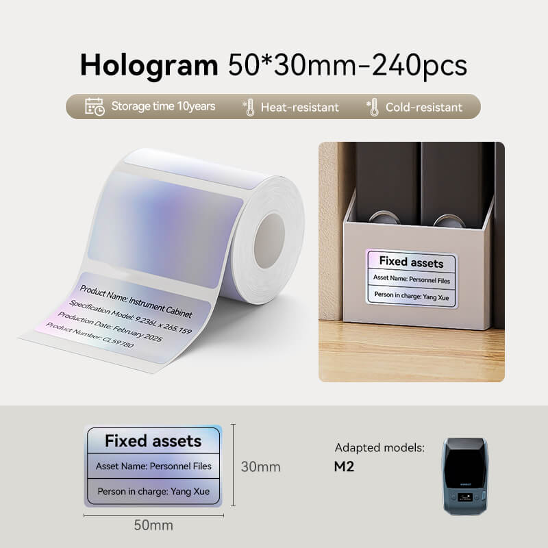 NIIMBOT Thermal Transfer Label Printer Labels for M2, M3-16