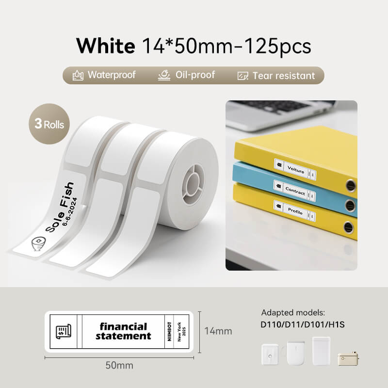 NIIMBOT Label Tape Set for D11, D110, D101-21