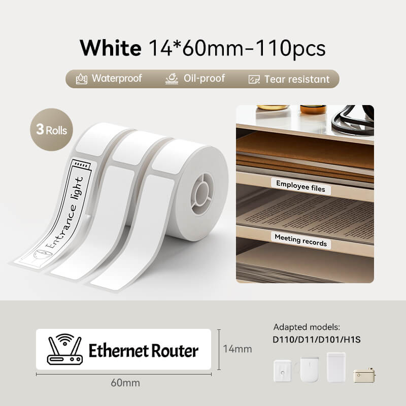 NIIMBOT Label Tape Set for D11, D110, D101-17