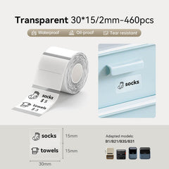 NIIMBOT Clear Label Tape for B21, B1, B3S, K3-13