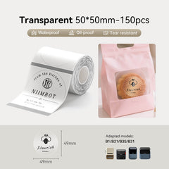 NIIMBOT Round Label Tape for B21, B1, B3S, K3-17