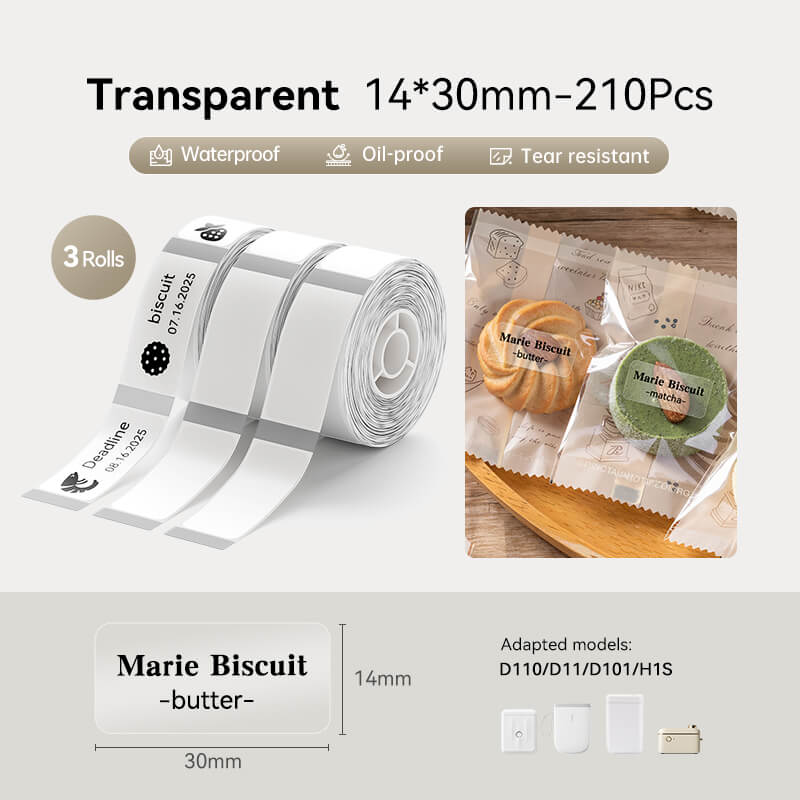 NIIMBOT Label Tape Set for D11, D110, D101-24