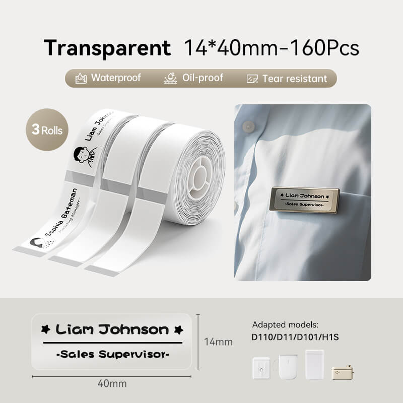 NIIMBOT Label Tape Set for D11, D110, D101-22