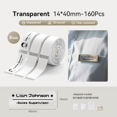 NIIMBOT Label Tape Set for D11, D110, D101-22