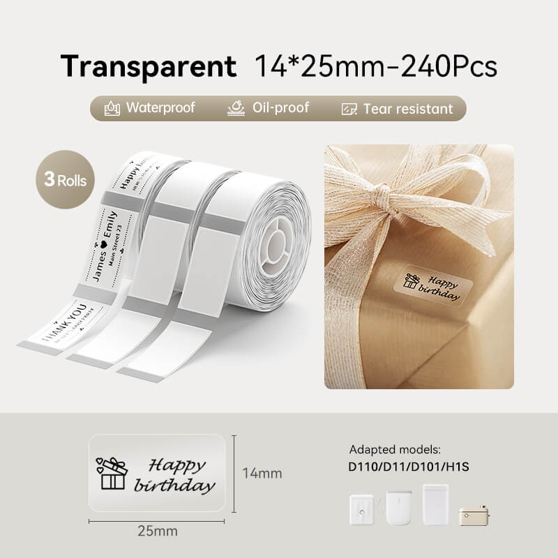 NIIMBOT Label Tape Set for D11, D110, D101-23