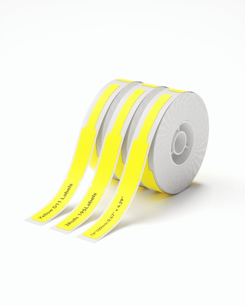 NIIMBOT Yellow Label Tape Set