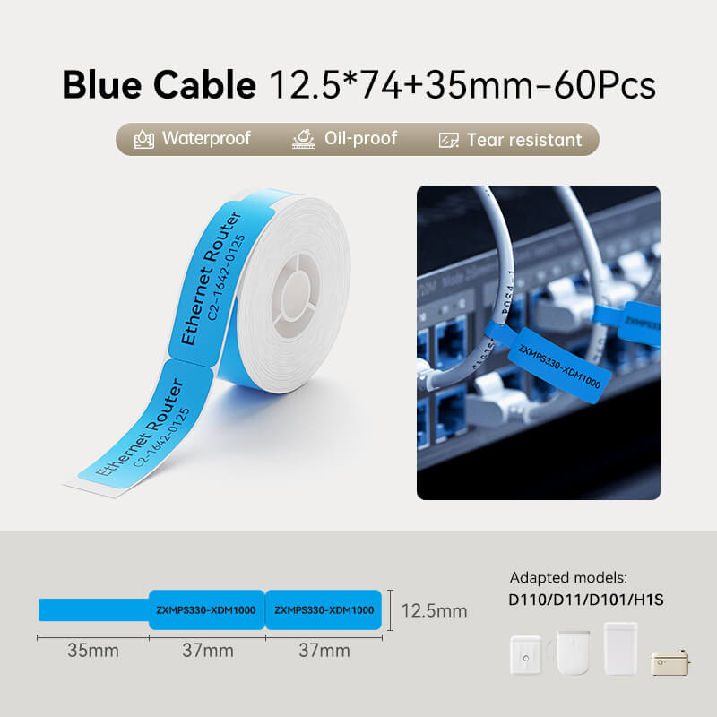 NIIMBOT Cable Labels, Efficient Cable Management-8