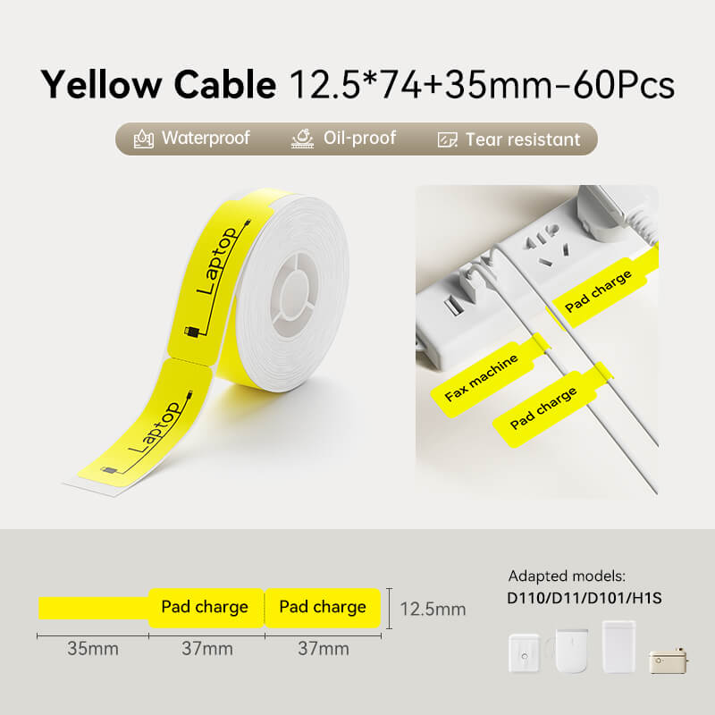 NIIMBOT Cable Labels, Efficient Cable Management-10