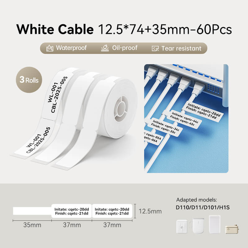 NIIMBOT Label Tape Set for D11, D110, D101-25