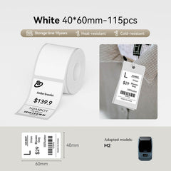 NIIMBOT Thermal Transfer Label Printer Labels for M2, M3-35