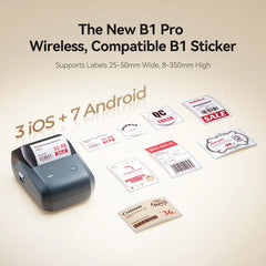 NIIMBOT B1 Pro Label Maker, 300DPI HD Label Printer, Ideal for Notes, Photos, Study and Work-8