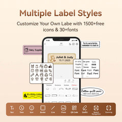 NIIMBOT B2 Label Maker, Thermal Label Printer, Portable Inkless Label Maker