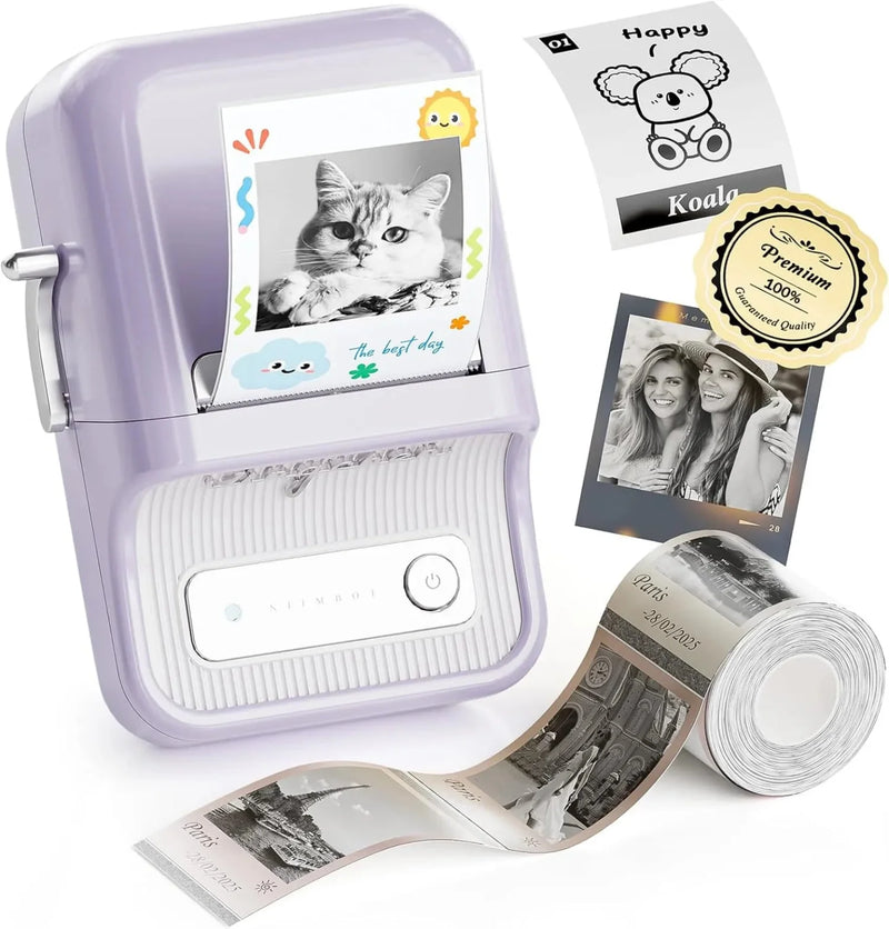 NIIMBOT B21 Pro Label Maker Machine, 2 Inch Bluetooth Mini Thermal Printer Compatible with Android and iOS, Sticker Maker for Crafts, Printing Photos-3