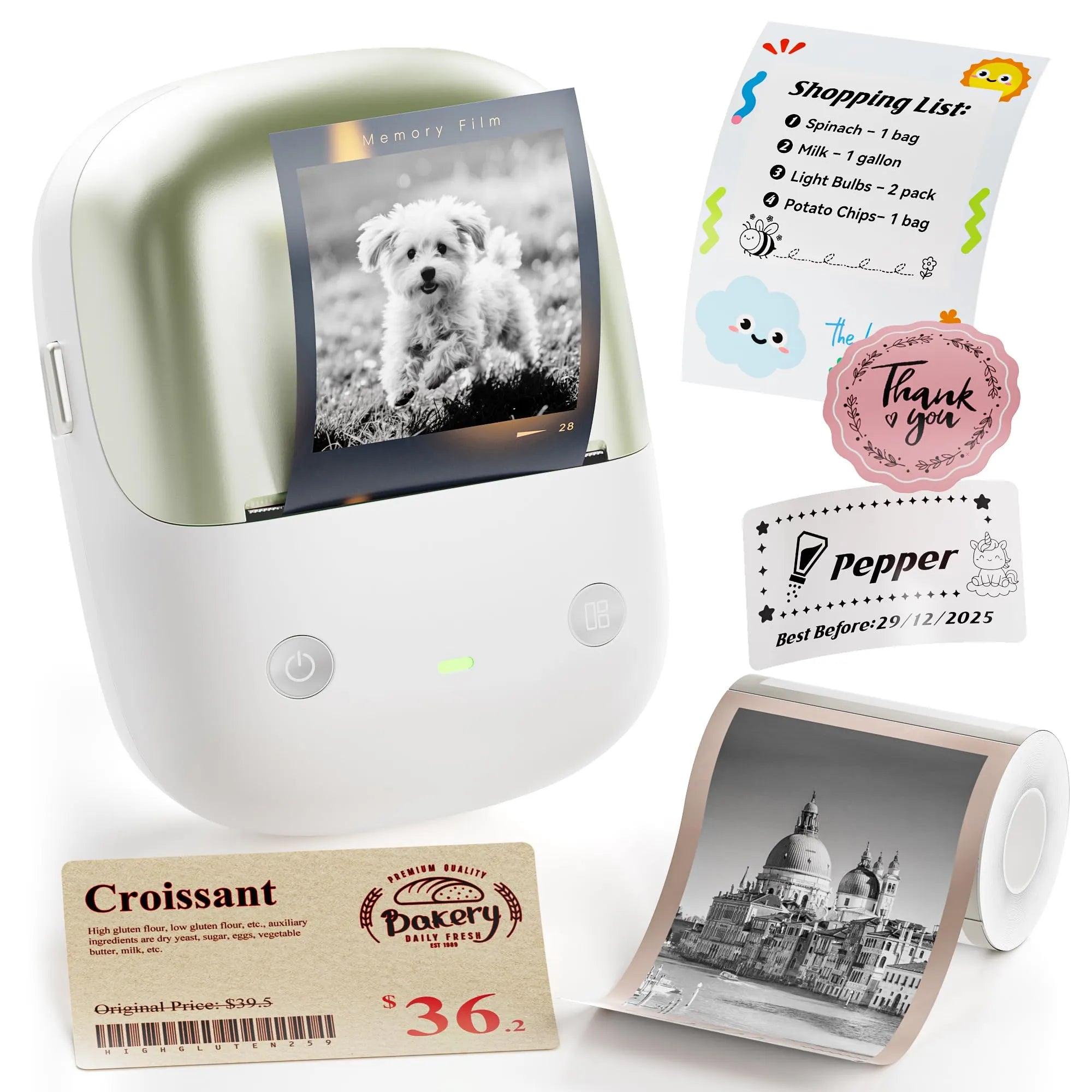 NIIMBOT B2 Pro 300 DPI High Definition, Portable Thermal Label Printer with Fun APP for Photos, Scrapbook, Home,School Oragnization-8