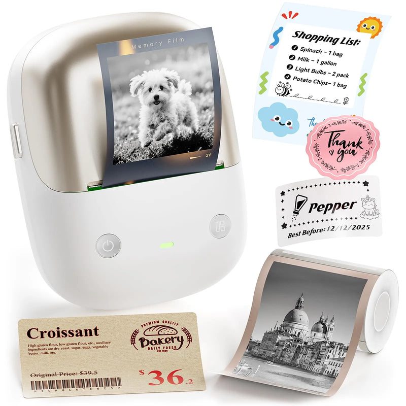 NIIMBOT B2 Pro 300 DPI High Definition, Portable Thermal Label Printer with Fun APP for Photos, Scrapbook, Home,School Oragnization-1