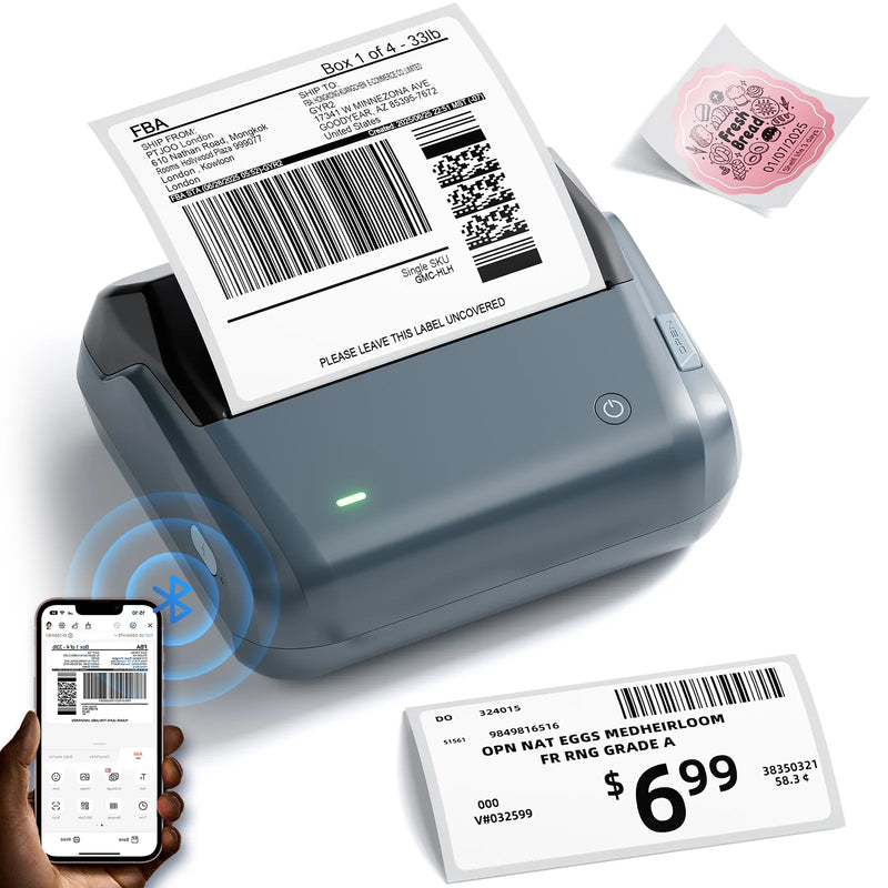 NIIMBOT B4 Inkless Thermal Label Maker for Shipping Label, Idea for bussiness&offices-1