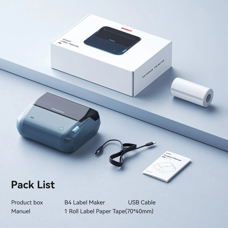 NIIMBOT B4 Inkless Thermal Label Maker for Shipping Label, Idea for bussiness&offices-9