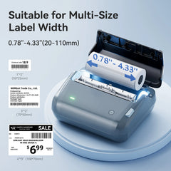 NIIMBOT B4 Inkless Thermal Label Maker for Shipping Label, Idea for bussiness&offices-2