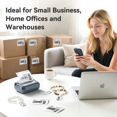 NIIMBOT B4 Inkless Thermal Label Maker for Shipping Label, Idea for bussiness&offices-3
