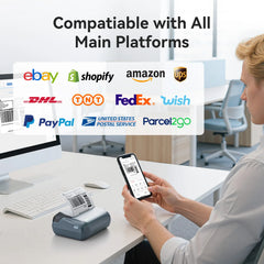 NIIMBOT B4 Inkless Thermal Label Maker for Shipping Label, Idea for bussiness&offices-7