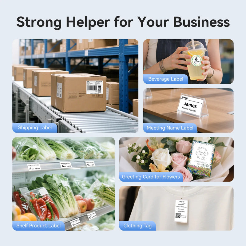 NIIMBOT B4 Inkless Thermal Label Maker for Shipping Label, Idea for bussiness&offices-8