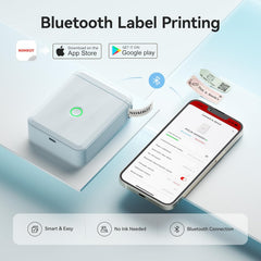 NIIMBOT D110 Upgraded Mini Label Maker, Bluetooh Thermal Inkless Sticker Printer-2