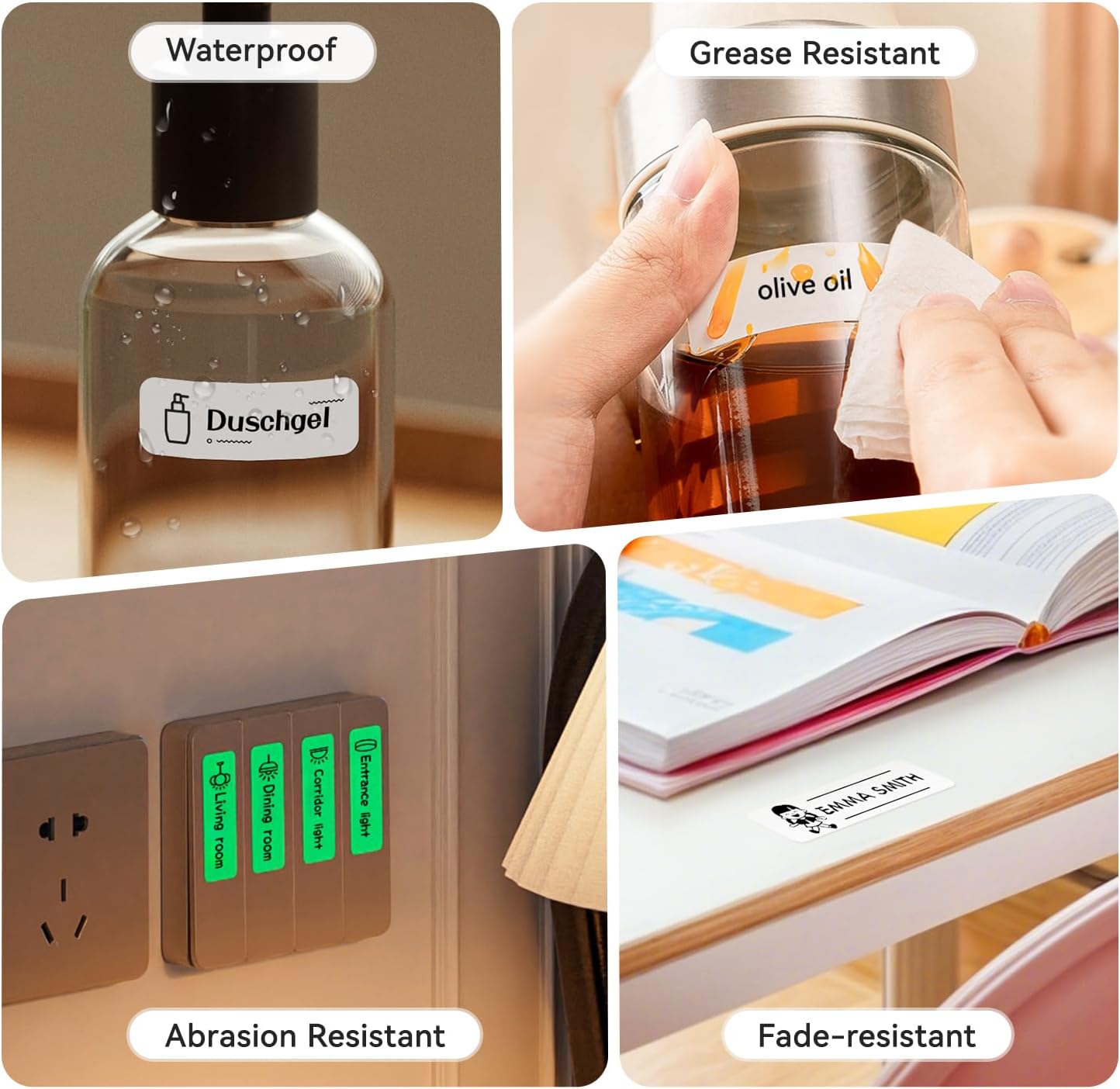 NIIMBOT D110 Upgraded Mini Label Maker, Bluetooh Thermal Inkless Sticker Printer-8