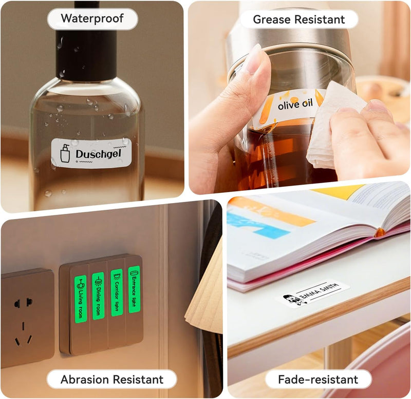 NIIMBOT D110 Upgraded Mini Label Maker, Bluetooh Thermal Inkless Sticker Printer-8