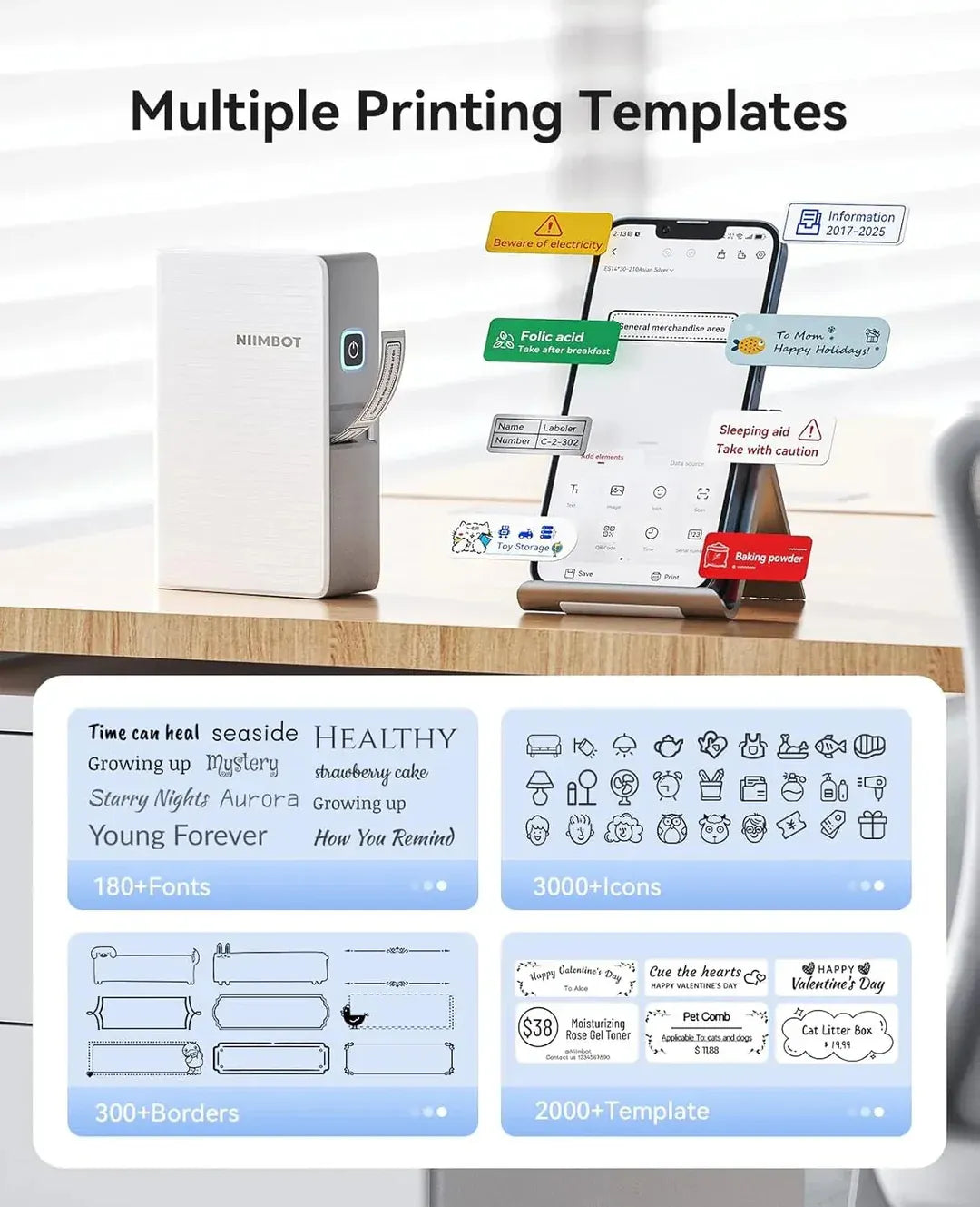 NIIMBOT N1 Thermal Transfer Label Printer-12