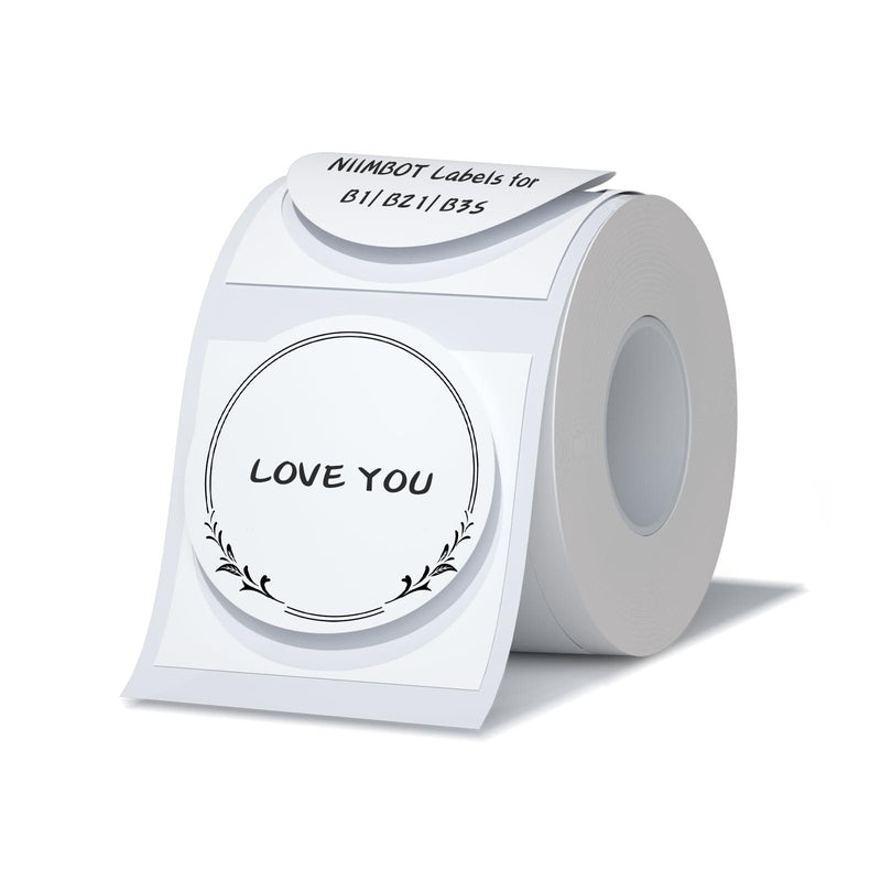 NIIMBOT Round Label Tape for B21, B1, B3S, K3-1