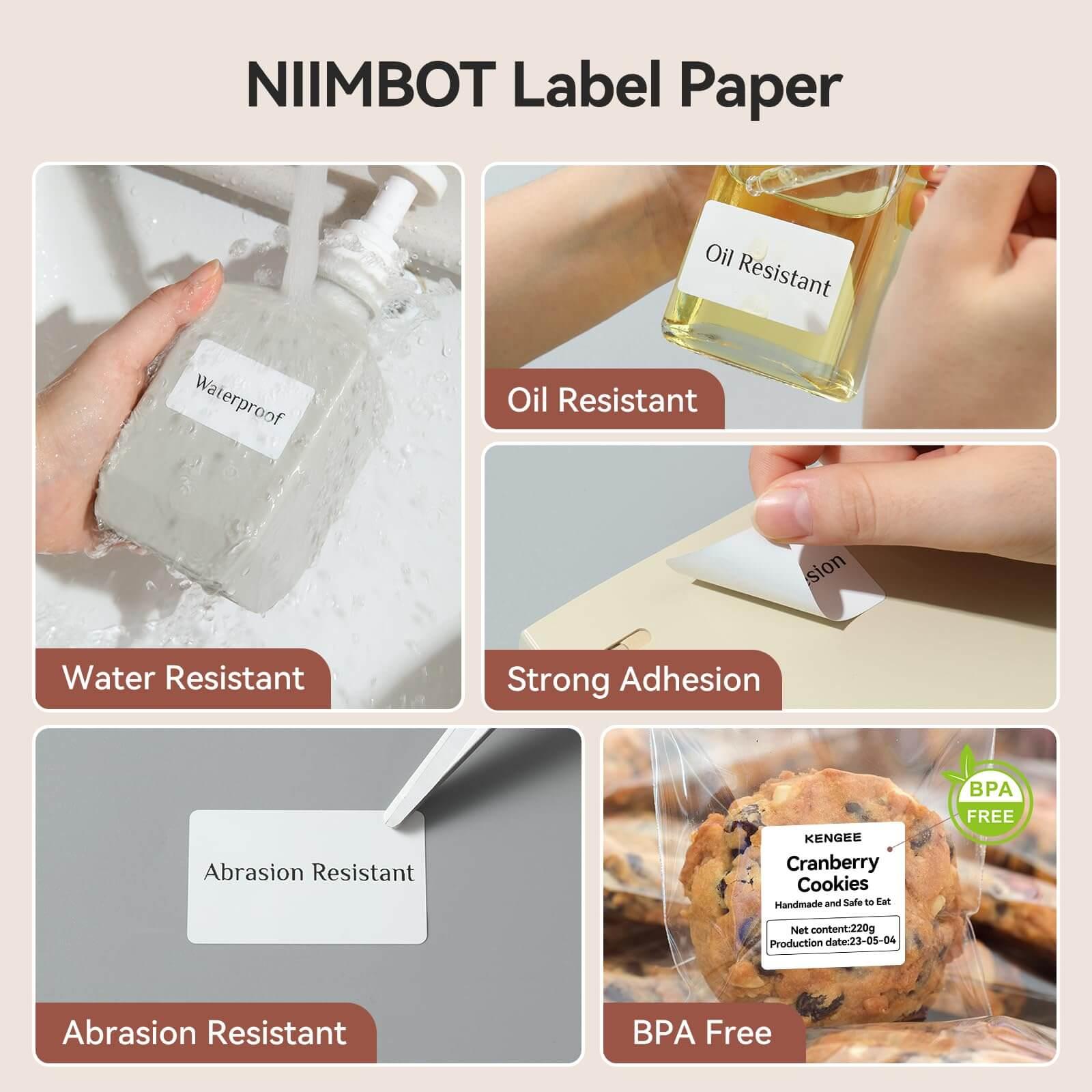 NIIMBOT Label Tape Set for B21, B1, B3S, K3