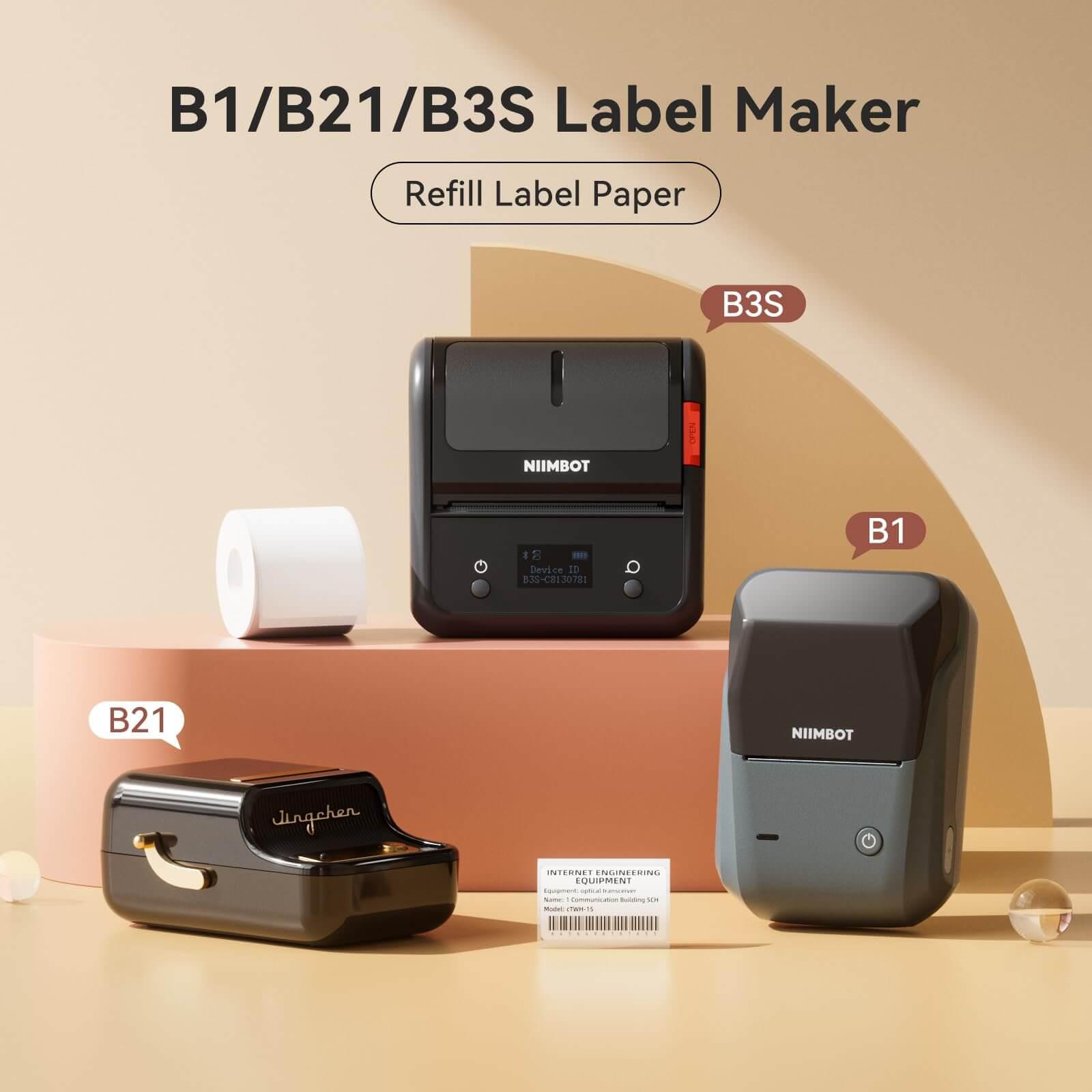 NIIMBOT Label Tape Set for B21, B1, B3S, K3-6