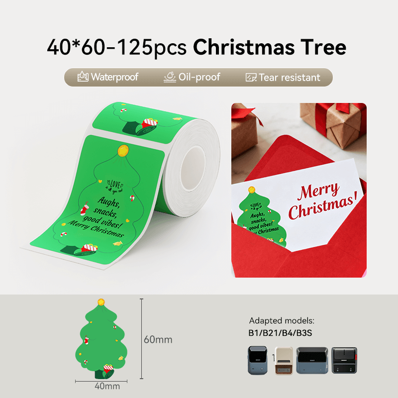 NIIMBOT Seasonal Label for B21, B1, B3S, K3-18
