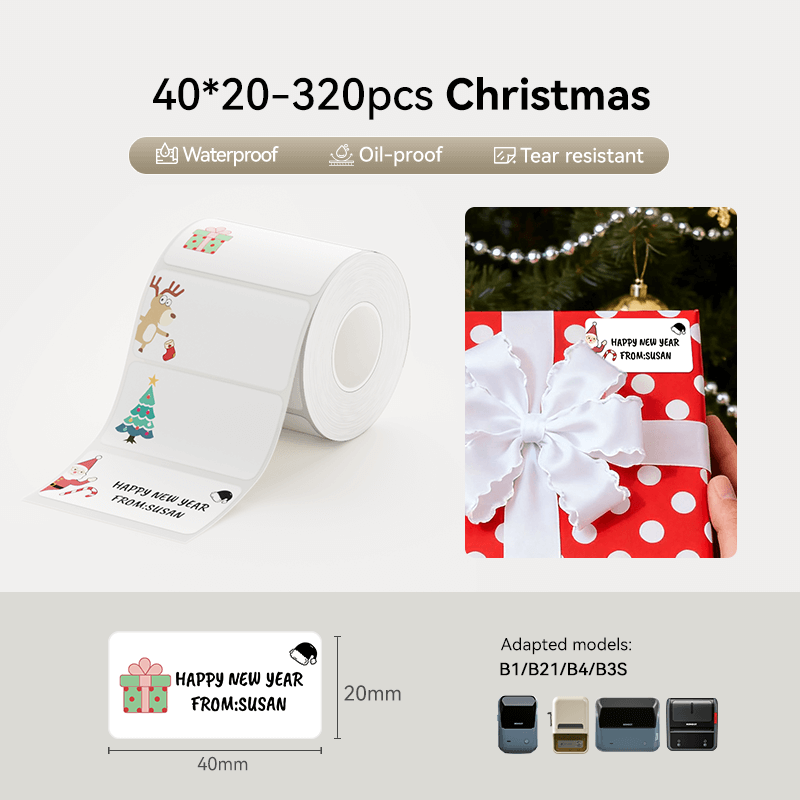 NIIMBOT Seasonal Label for B21, B1, B3S, K3-15