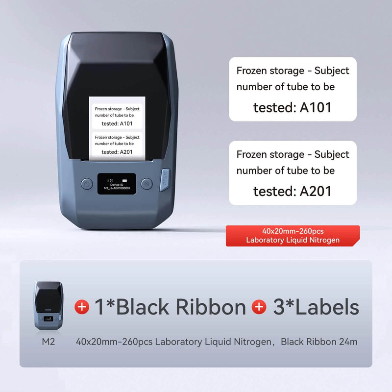 NIIMBOT M2 Label Maker with Tape 2Inch Thermal Transfer Support Color Ribbon Printing Bluetooth Sticker Printer-26