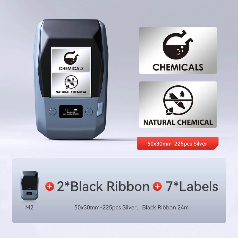 NIIMBOT M2 Label Maker with Tape 2Inch Thermal Transfer Support Color Ribbon Printing Bluetooth Sticker Printer-31