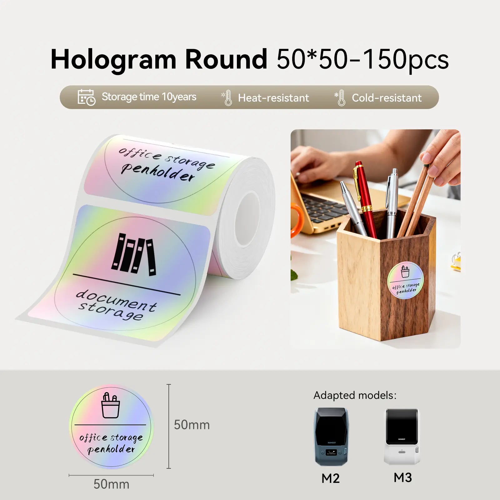 NIIMBOT Thermal Transfer Label Printer Labels for M2, M3-53
