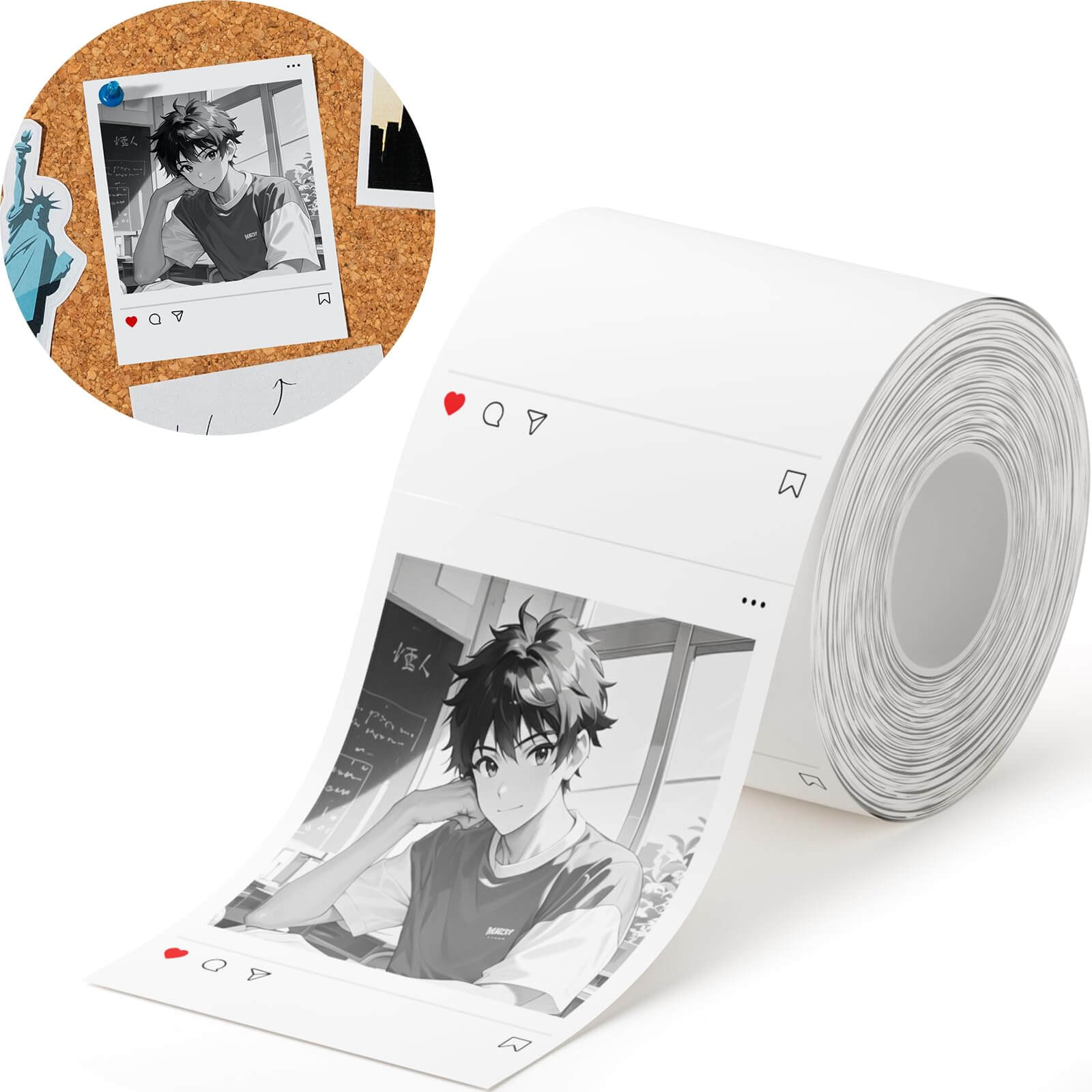 NIIMBOT Photo Papers or Red&Black Labels Only for B21 Pro/B1 Pro-9